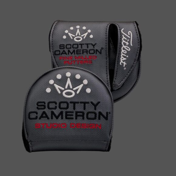 Scotty Cameron Coverall Mid Round Mallet Left Handed Putter Headcover LH - NEW